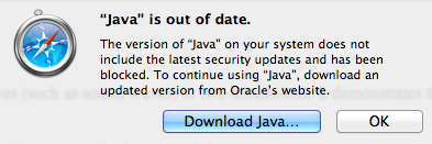 Java PlugIn blockiert