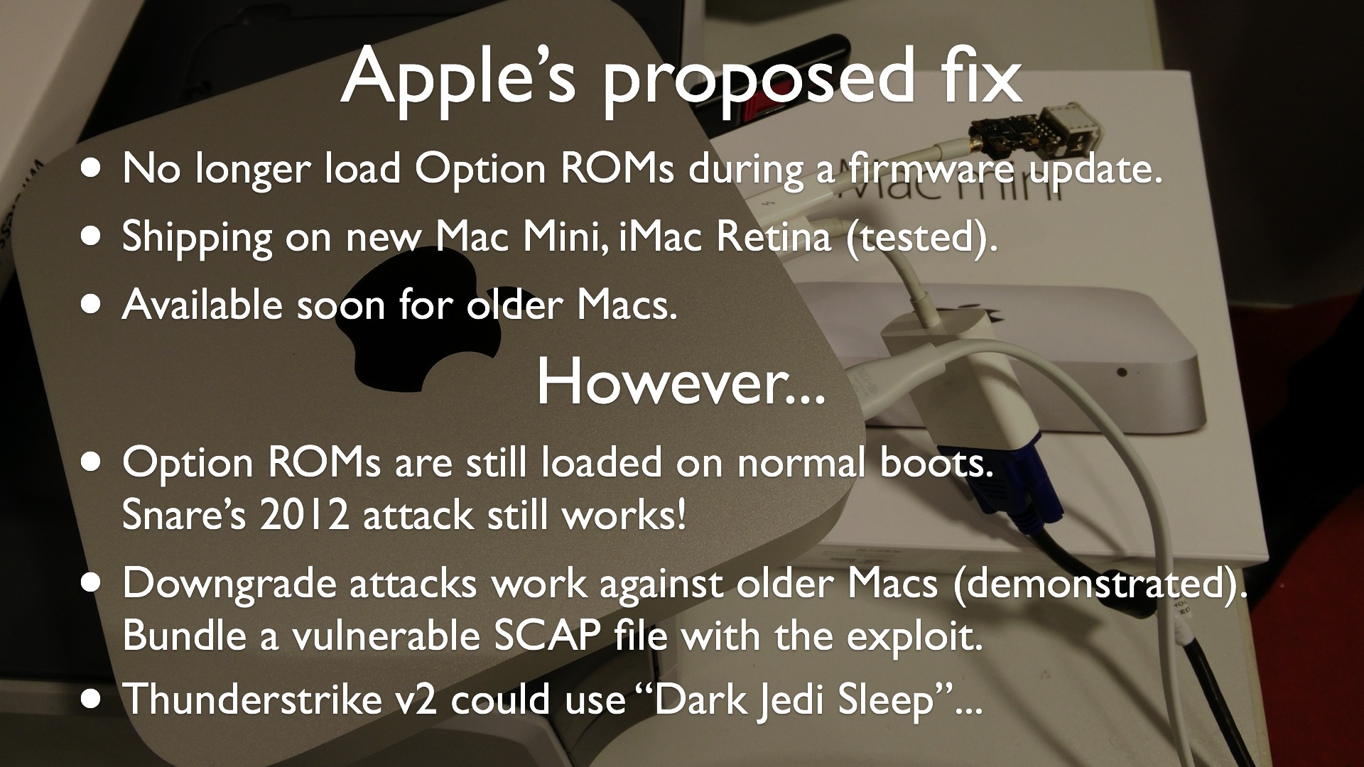 Apples Fix verhindert nur Thunderbolt-Angriffe auf Firmware